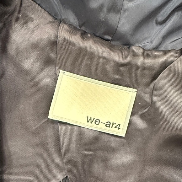 ❄️☀️We-Ar4 Women's Navy Hooded Blazer - Picture 5 of 6